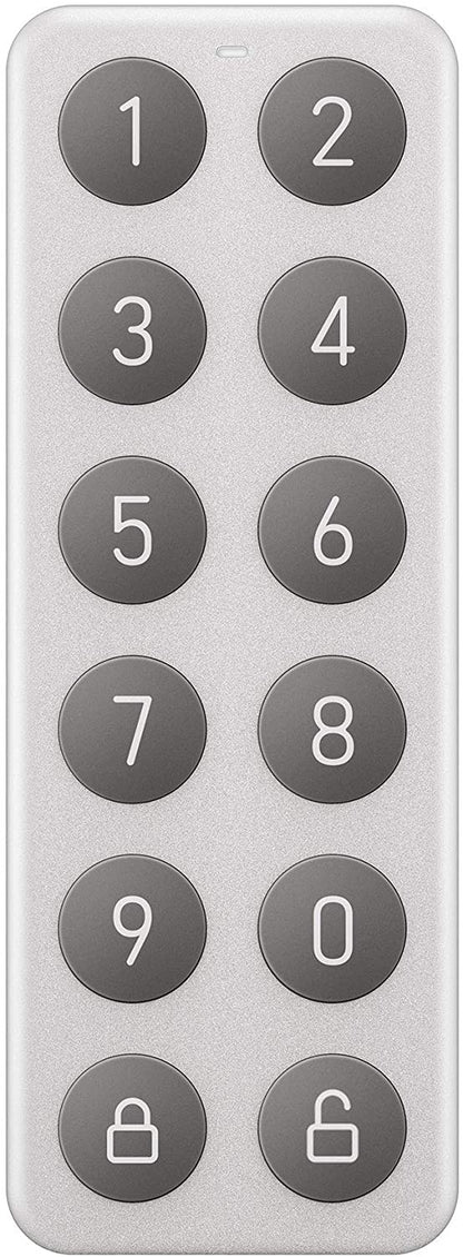 Lock Keypad for  Lock | a Completely Wireless Bluetooth Keypad That Allows You to Create, Share, and Use Unique Codes to Unlock Your  Lock |  Lock Sold Separately, Silver