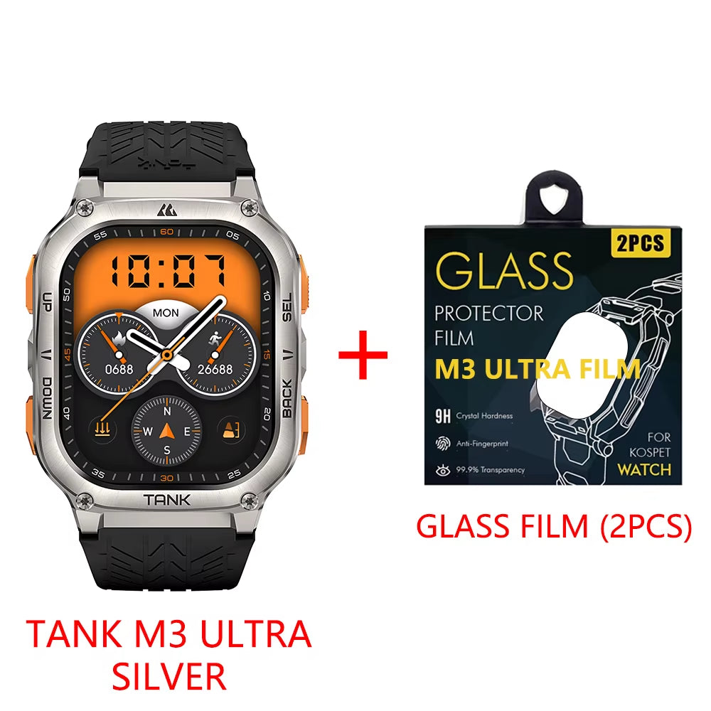 Original  TANK M3 Ultra GPS Smartwatches Men Waterproof Electronic Smart Watch AOD 480Mah Digital AMOLED Bluetooth Watches