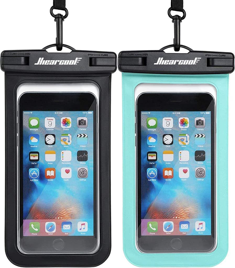 Waterproof Phone Pouch, Waterproof Phone Case for Iphone 16 15 14 13 Pro Max, IPX8 Cellphone Dry Bag Beach Cruise Ship Essentials 2Pack-8.3"